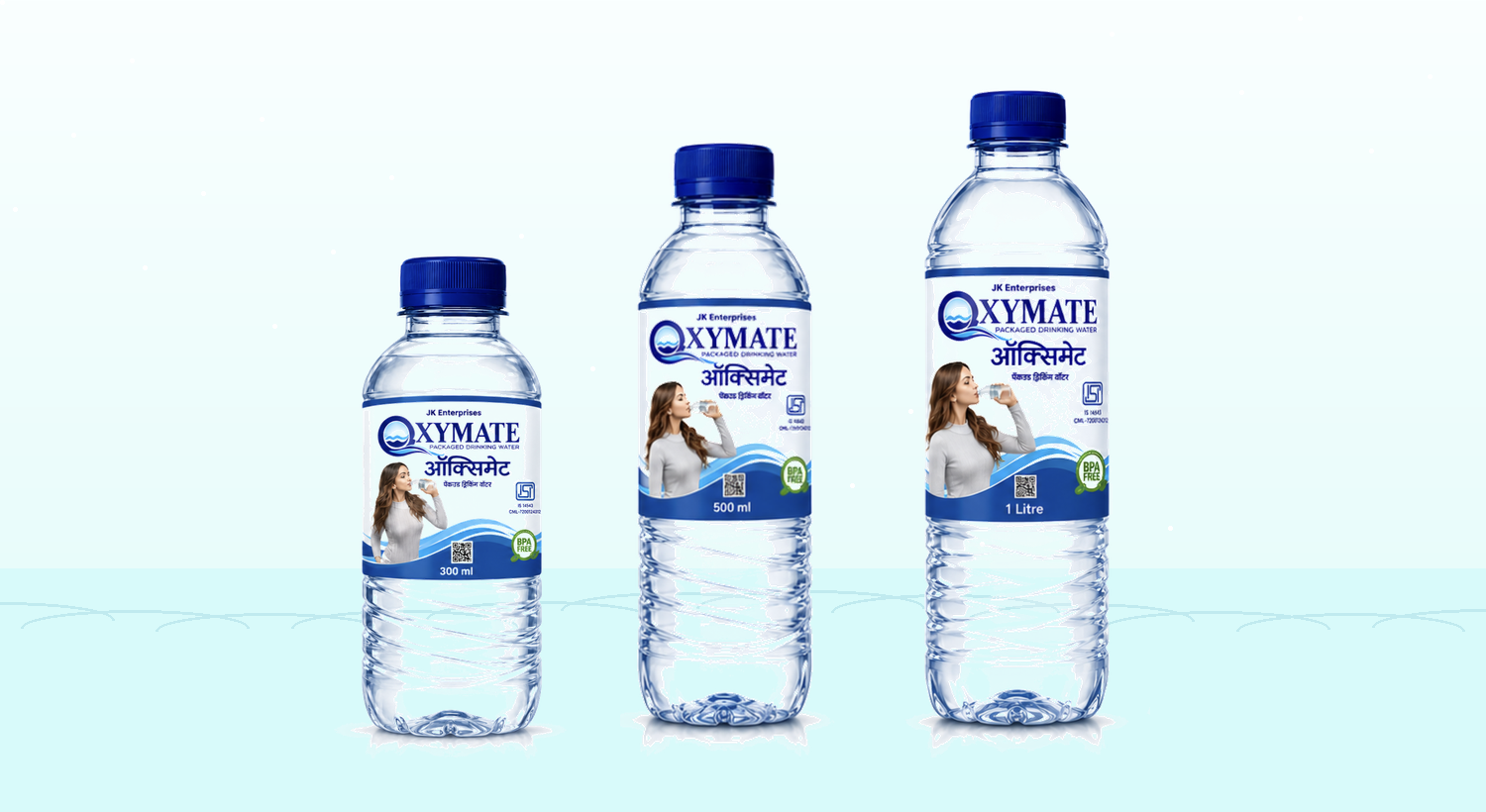 Oxymate product bottle family